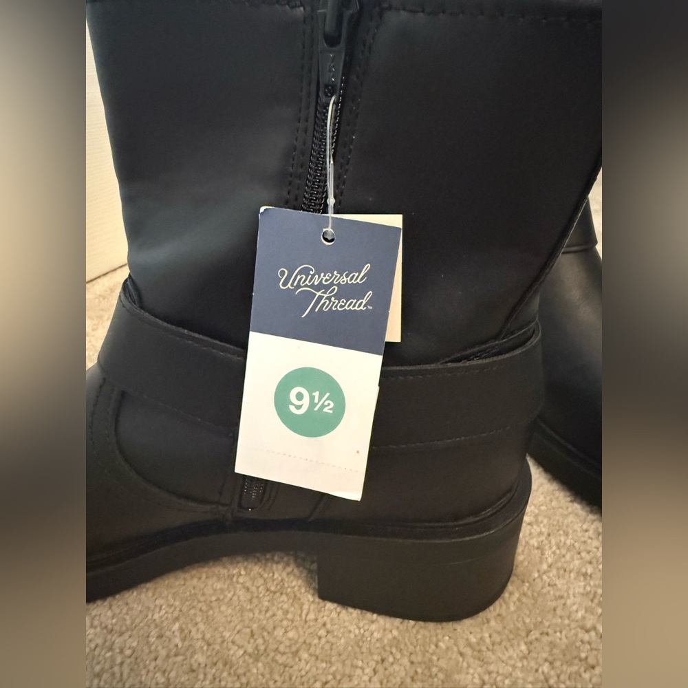 Universal Thread NWT Black Buckle Boot - Picture 5 of 8
